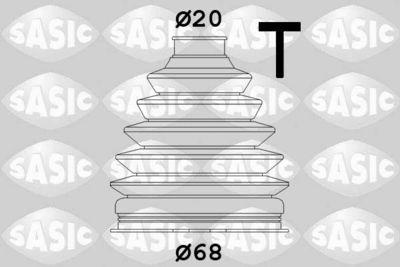 Комплект пыльника, приводной вал SASIC 1900033