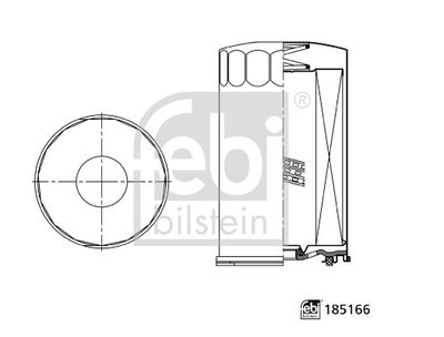 Dzesēšanas šķidruma filtrs FEBI BILSTEIN 185166