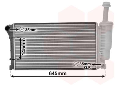 Radiators, Motora dzesēšanas sistēma VAN WEZEL 17002335