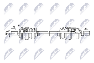 Приводной вал NTY NPW-KA-404