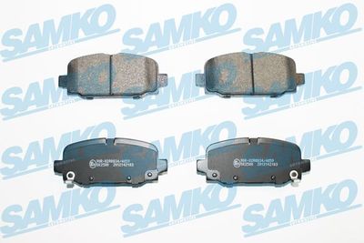 Комплект тормозных колодок, дисковый тормоз SAMKO 5SP2183