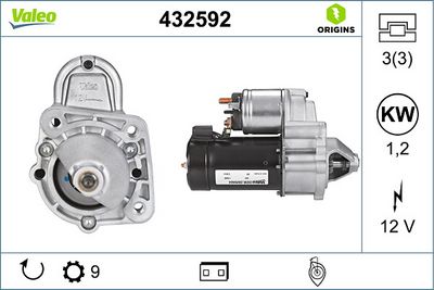 Starteris VALEO 432592
