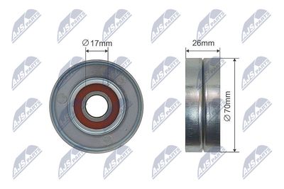 Spriegotājrullītis, Ķīļrievu siksna NTY RNK-PL-031