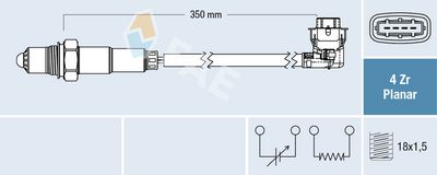 Лямбда-зонд FAE 77803