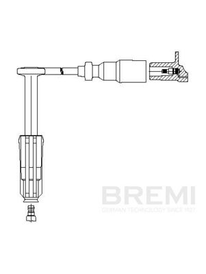 Augstsprieguma vads BREMI 167/49