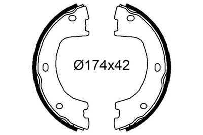 Комплект тормозных колодок VALEO 564258