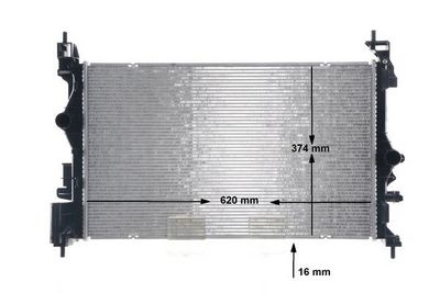 Radiators, Motora dzesēšanas sistēma MAHLE CR 1198 000S