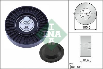 Spriegotājrullītis, Ķīļrievu siksna Schaeffler INA 531 0966 10