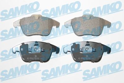 Комплект тормозных колодок, дисковый тормоз SAMKO 5SP1255