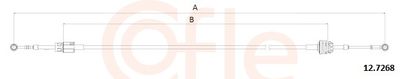 Трос, механическая коробка передач COFLE 12.7268