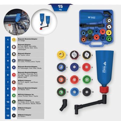 Piltuvju komplekts KS TOOLS BT711110