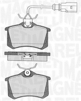 Bremžu uzliku kompl., Disku bremzes MAGNETI MARELLI 363916060259