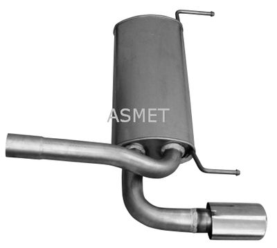 Глушитель выхлопных газов конечный ASMET 05.253