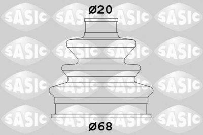 Комплект пыльника, приводной вал SASIC 9004687