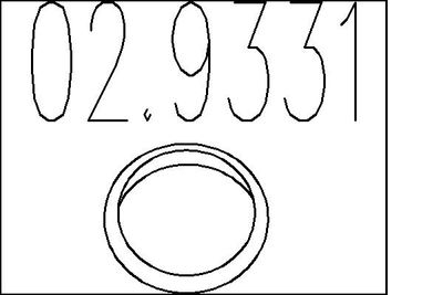 Blīve, Izplūdes caurule MTS 02.9331