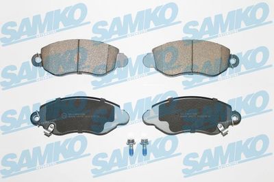 Комплект тормозных колодок, дисковый тормоз SAMKO 5SP775