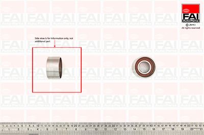 Spriegotājrullītis, Gāzu sadales mehānisma piedziņas siksna FAI AutoParts T9557