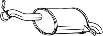 Глушитель выхлопных газов конечный BOSAL 190-025