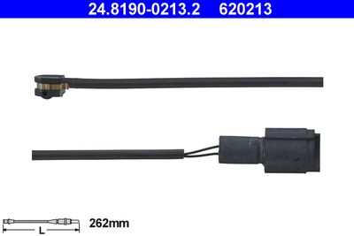 Indikators, Bremžu uzliku nodilums ATE 24.8190-0213.2