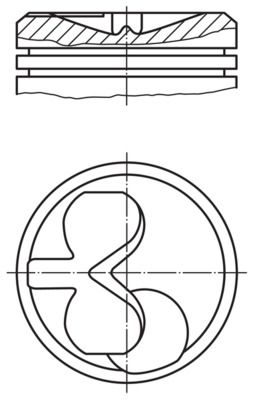 Поршень MAHLE 1011503