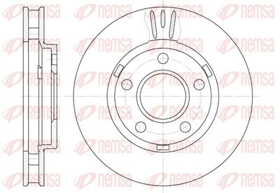 Bremžu diski REMSA 6581.10