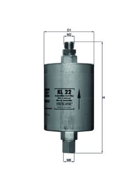 Топливный фильтр KNECHT KL 22