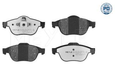 Комплект тормозных колодок, дисковый тормоз MEYLE 025 232 4518/PD