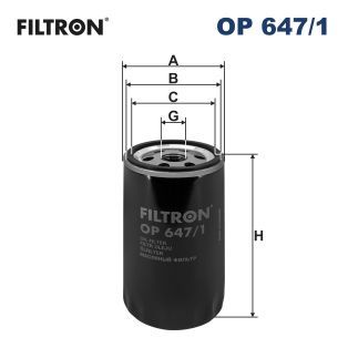 Масляный фильтр FILTRON OP 647/1