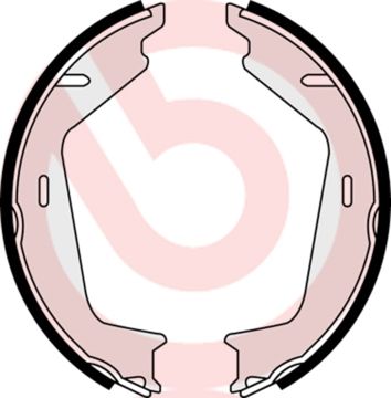 Bremžu loku kompl., Stāvbremze BREMBO S 86 511