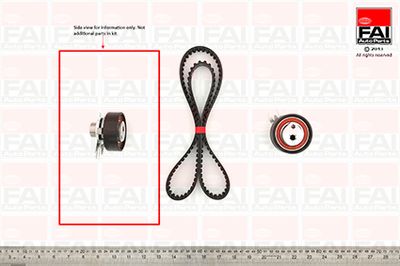 Комплект ремня ГРМ FAI AutoParts TBK76