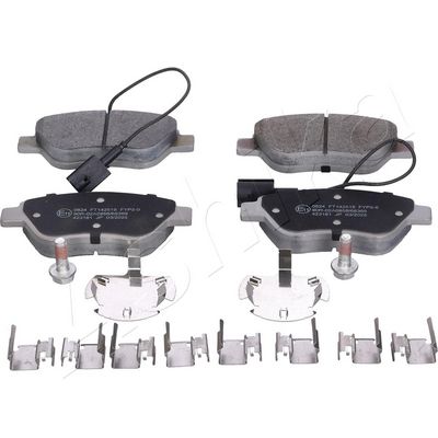 Комплект тормозных колодок, дисковый тормоз ASHIKA 50-00-0624