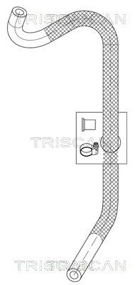 Гидравлический шланг, рулевое управление TRISCAN 8516 29063