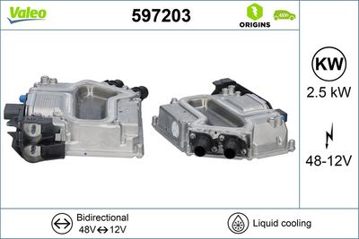 Līdzstrāvas pārveidotājs VALEO 597203