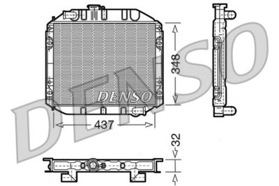 Radiators, Motora dzesēšanas sistēma DENSO DRM10001
