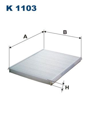 Filtrs, Salona telpas gaiss FILTRON K 1103