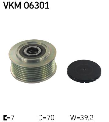 Ģeneratora brīvgaitas mehānisms SKF VKM 06301