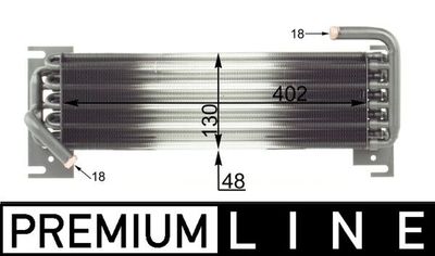Eļļas radiators, Motoreļļa MAHLE CLC 56 000P
