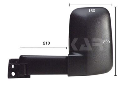 Ārējais atpakaļskata spogulis ALKAR 9263961