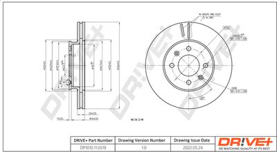 Тормозной диск Dr!ve+ DP1010.11.0519