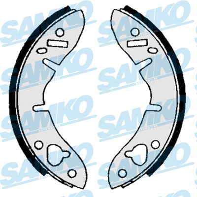 Комплект тормозных колодок SAMKO 81560
