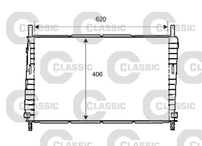 Radiators, Motora dzesēšanas sistēma VALEO 234286