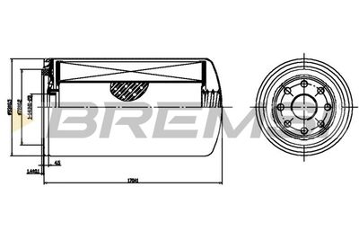 Топливный фильтр BREMSI FE1861