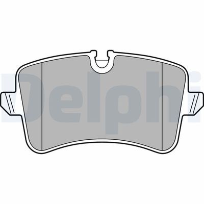 Bremžu uzliku kompl., Disku bremzes DELPHI LP2446