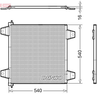 Конденсатор, кондиционер DENSO DCN99065