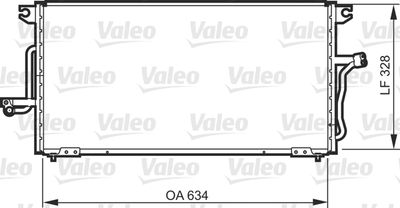 Конденсатор, кондиционер VALEO 818081
