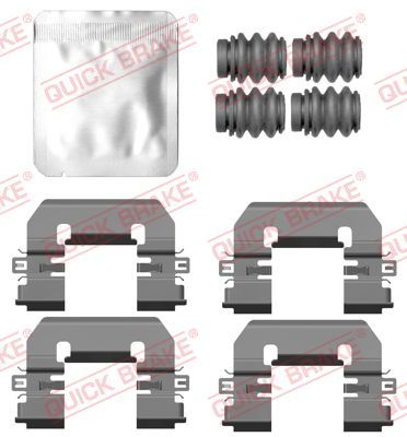 Комплектующие, колодки дискового тормоза QUICK BRAKE 109-0212