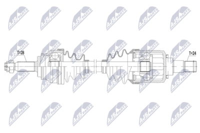 Приводной вал NTY NPW-CH-180