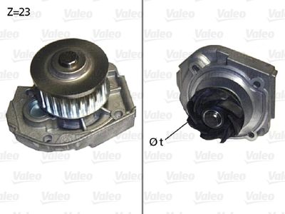 Ūdens sūknis, dzinēja dzesēšana VALEO 506598