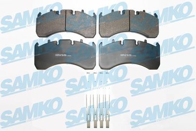 Комплект тормозных колодок, дисковый тормоз SAMKO 5SP1539