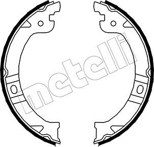 Bremžu loku kompl., Stāvbremze METELLI 53-0027